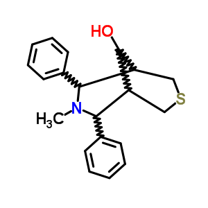 65664-32-6  7-methyl-6,8-diphenyl-3-thia-7-azabicyclo[3.3.1]nonan-9-ol