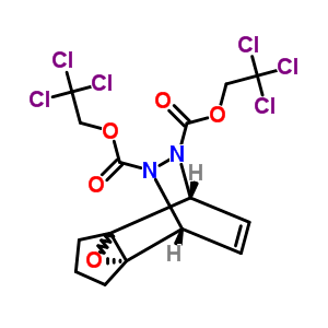 67921-33-9  bis(2,2,2-trichloroethyl) (3aS,4R,7R)-2,3,4,7-tetrahydro-1H-4,7-diazano-3a,7a-epoxyindene-9,10-dicarboxylate