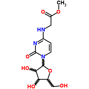 82855-67-2  methyl N-(2-oxo-1-pentofuranosyl-1,2-dihydropyrimidin-4-yl)glycinate