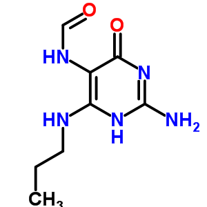 90346-42-2  N-[2-amino-4-oxo-6-(propylamino)-1,4-dihydropyrimidin-5-yl]formamide