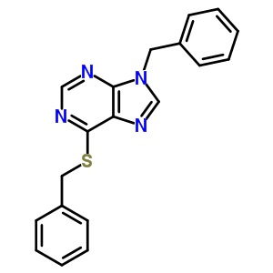 21186-46-9  9-benzyl-6-(benzylsulfanyl)-9H-purine