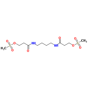 36762-91-1  2,2-dioxido-6,13-dioxo-3-oxa-2lambda~6~-thia-7,12-diazapentadecan-15-yl methanesulfonate