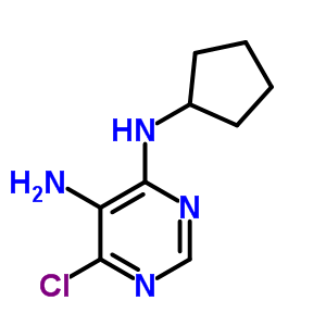 5452-43-7  6-chloro-N~4~-cyclopentylpyrimidine-4,5-diamine