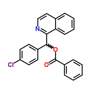 54923-37-4  (4-chlorophenyl)(isoquinolin-1-yl)methyl benzoate