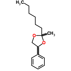 55668-45-6  2-hexyl-2-methyl-4-phenyl-1,3-dioxolane