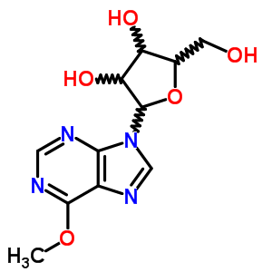 6-methoxy-9-pentofuranosyl-9H-purine 5746-29-2;91969-06-1