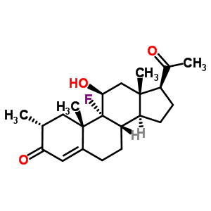 61046-49-9  (2alpha,11beta)-9-fluoro-11-hydroxy-2-methylpregn-4-ene-3,20-dione