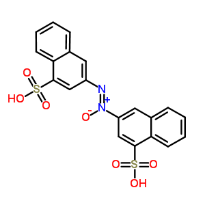 6271-98-3;6271-99-4  3-[(Z)-(4-sulfonaphthalen-2-yl)-NNO-azoxy]naphthalene-1-sulfonic acid