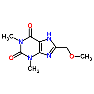 65314-75-2  8-(methoxymethyl)-1,3-dimethyl-3,7-dihydro-1H-purine-2,6-dione