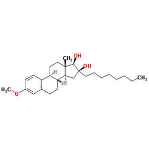 6634-39-5  (16beta,17beta)-3-methoxy-16-octylestra-1,3,5(10)-triene-16,17-diol