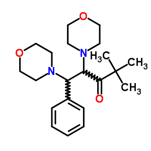 7400-52-4  4,4-dimethyl-1,2-di(morpholin-4-yl)-1-phenylpentan-3-one