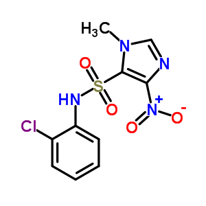 80348-52-3  N-(2-chlorophenyl)-1-methyl-4-nitro-1H-imidazole-5-sulfonamide