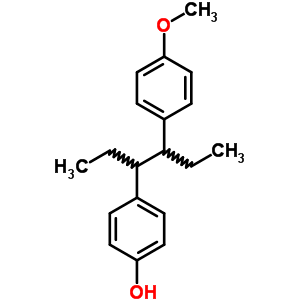 13026-26-1  4-[4-(4-methoxyphenyl)hexan-3-yl]phenol