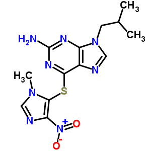 36892-43-0  6-[(1-methyl-4-nitro-1H-imidazol-5-yl)sulfanyl]-9-(2-methylpropyl)-9H-purin-2-amine