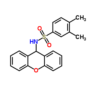 4976-70-9  3,4-dimethyl-N-(9H-xanthen-9-yl)benzenesulfonamide