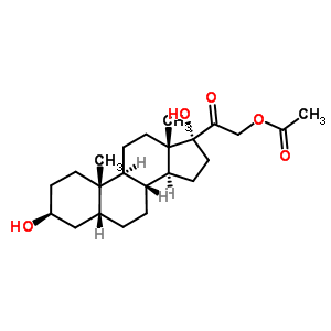 53604-15-2  (3beta,5beta)-3,17-dihydroxy-20-oxopregnan-21-yl acetate