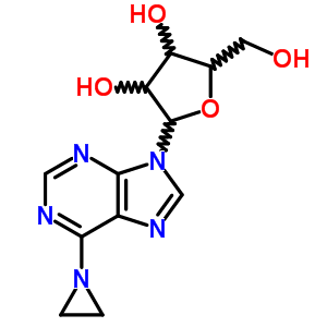 53665-01-3  6-(aziridin-1-yl)-9-pentofuranosyl-9H-purine