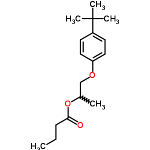 5437-03-6  1-(4-tert-butylphenoxy)propan-2-yl butanoate