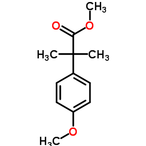 2-(4-Methoxy-phenyl)-2-methyl-propionic acid methyl ester 6274-50-6