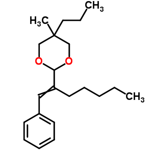 7147-01-5  5-methyl-2-(1-phenylhept-1-en-2-yl)-5-propyl-1,3-dioxane