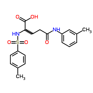 7147-72-0  N-(3-methylphenyl)-N~2~-[(4-methylphenyl)sulfonyl]glutamine