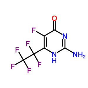 719-21-1  2-amino-5-fluoro-6-(pentafluorethyl)pyrimidin-4(1H)-on