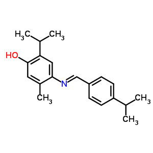 7251-23-2  5-methyl-2-(propan-2-yl)-4-({(E)-[4-(propan-2-yl)phenyl]methylidene}amino)phenol