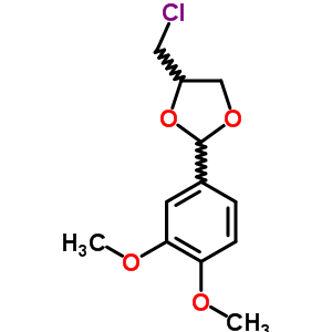 86674-91-1  4-(chloromethyl)-2-(3,4-dimethoxyphenyl)-1,3-dioxolane