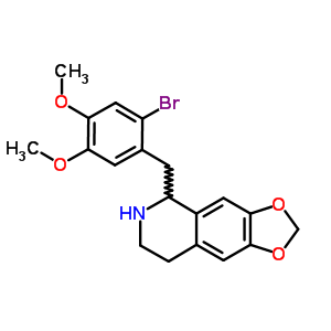 25888-41-9  5-(2-bromo-4,5-dimethoxybenzyl)-5,6,7,8-tetrahydro[1,3]dioxolo[4,5-g]isoquinoline