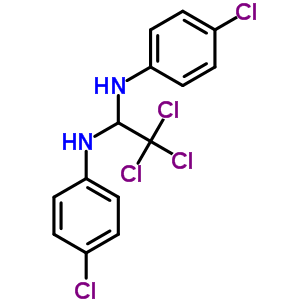 39809-76-2  2,2,2-trichloro-N,N'-bis(4-chlorophenyl)ethane-1,1-diamine