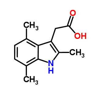 5435-43-8  (2,4,7-trimethyl-1H-indol-3-yl)acetic acid