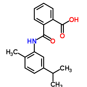 6307-11-5  2-{[2-methyl-5-(propan-2-yl)phenyl]carbamoyl}benzoic acid