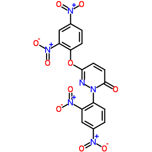 67417-17-8  6-(2,4-dinitrophenoxy)-2-(2,4-dinitrophenyl)pyridazin-3(2H)-one