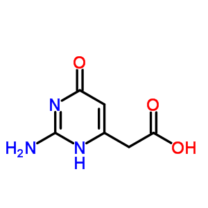 (2-氨基-6-氧代-3,6-二氢嘧啶-4-基)乙酸 6943-68-6