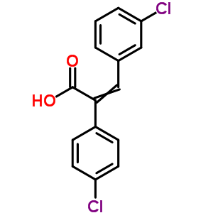 7511-87-7  3-(3-chlorophenyl)-2-(4-chlorophenyl)prop-2-enoic acid