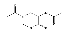 123751-54-2  2-Acetamido-3-(acetylthio)propanoic acid, methyl ester