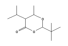 129287-66-7  2-tert-Butyl-5-isopropyl-6-methyl-1,3-dioxan-4-one