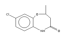 134076-61-2  3-Chloro-6-methyl-6,7-dihydro-9H-5-oxa-9-azabenzocyclohepten-8-one
