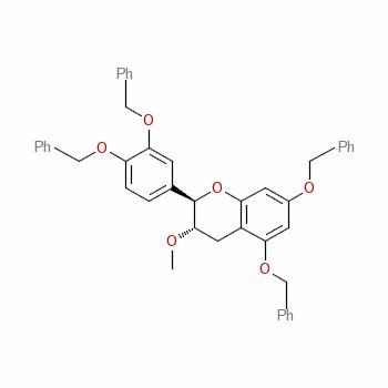 20728-75-0  (2R-trans)-2-[3,4-bis(phenylmethoxy)phenyl]-3,4-dihydro-3-methoxy-5,7-bis(phenylmethoxy)-2H-1-benzopyran