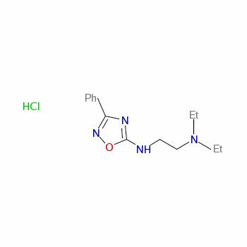 23622-25-5  N,N-diethyl-N'-(3-phenyl-1,2,4-oxadiazol-5-yl)ethylenediamine monohydrochloride