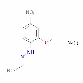 58812-96-7  3-(2-methoxy-4-nitrophenyl)-1-triazene-1-carbonitrile, sodium salt