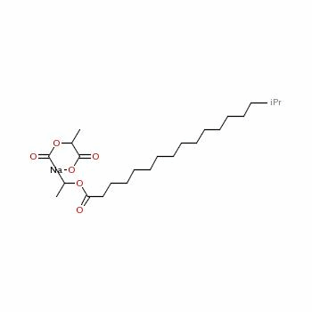 2-（1-羧基乙氧基）-1-甲基-2-氧代乙基异十八酸钠 66988-04-3
