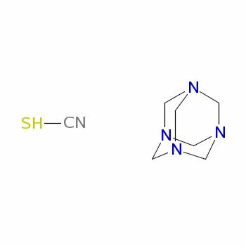 72952-09-1  thiocyanic acid, compound with 1,3,5,7-tetraazatricyclo[3.3.1.13,7]decane (1:1)