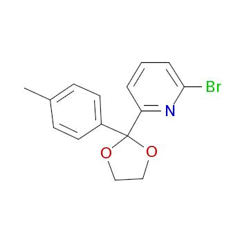 87848-96-2  2-bromo-6-[2-(p-tolyl)-1,3-dioxolan-2-yl]pyridine