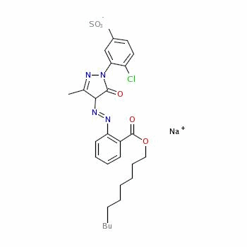 90677-61-5  sodium 1-decyl 2-[[1-(2-chloro-5-sulphonatophenyl)-4,5-dihydro-3-methyl-5-oxo-1H-pyrazol-4-yl]azo]benzoate