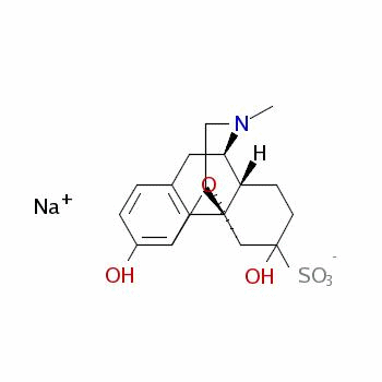 93963-25-8  sodium (5α)-4,5-epoxy-3,6-dihydroxy-17-methylmorphinan-6-sulphonate