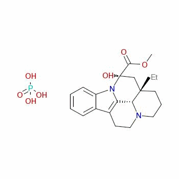 96846-62-7  methyl (3α,14β,16α)-14,15-dihydro-14-hydroxyeburnamenine-14-carboxylate, phosphate (1:1)