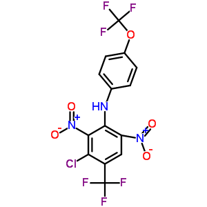 133229-79-5  3-chloro-2,6-dinitro-N-[4-(trifluoromethoxy)phenyl]-4-(trifluoromethyl)aniline
