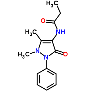 14077-43-1  N-(1,5-dimethyl-3-oxo-2-phenyl-2,3-dihydro-1H-pyrazol-4-yl)propanamide