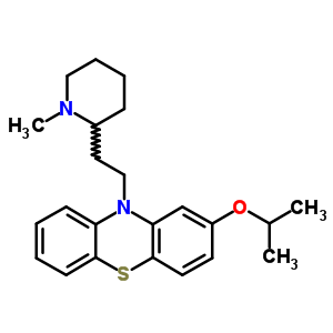 14759-05-8  10-[2-(1-methylpiperidin-2-yl)ethyl]-2-(propan-2-yloxy)-10H-phenothiazine